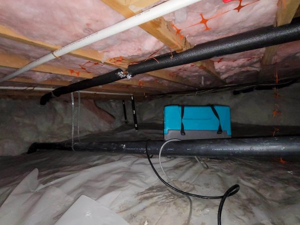 Crawl Space Water Remediation in Moreno Valley